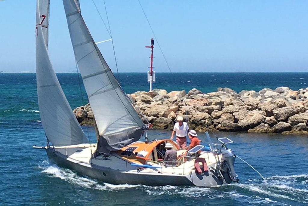 Stealth under sail - Club Marine Pittwater to Paradise Regatta © courtesy of the owner